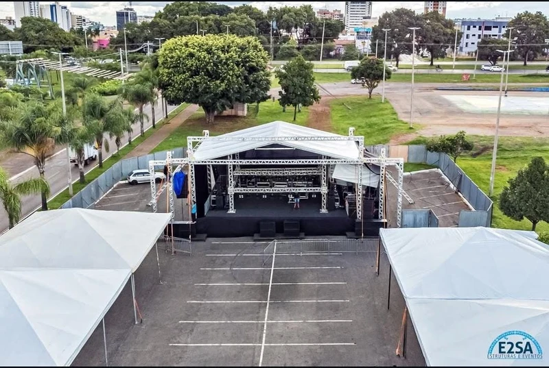 Aluguel de palco pequeno valor