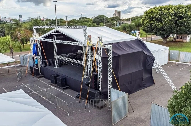Palco para show aluguel