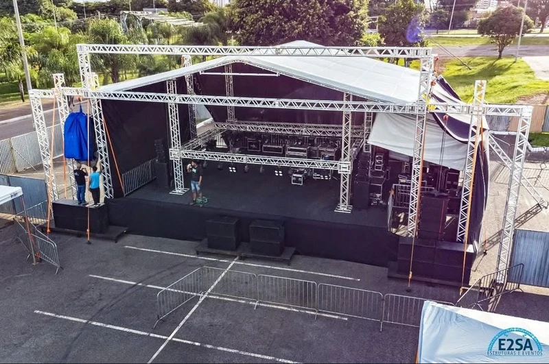 Preço de aluguel de palco